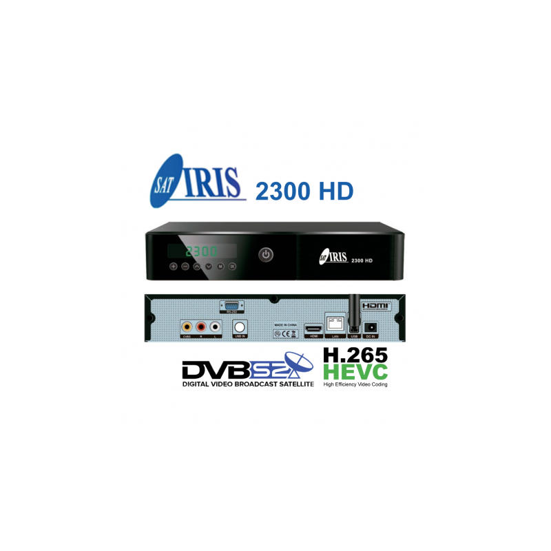 Descuento del día  Metronic IRIS2300HD sintonizador decodificador satelite  iris 2300 hd fhd-horizontal 265